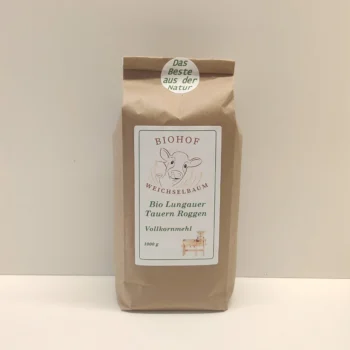 Bio Lungauer Tauernroggen Vollkornmehl 1000g