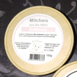 Milcheis Erdbeere 100g