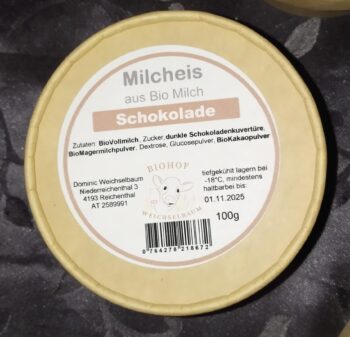 Milcheis Schokolade 500g