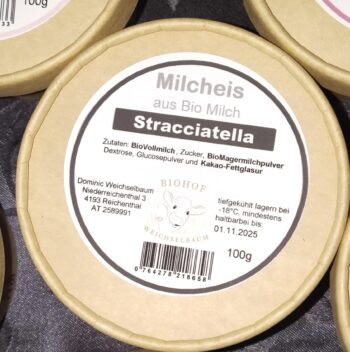 Milcheis Stracciatella 500g